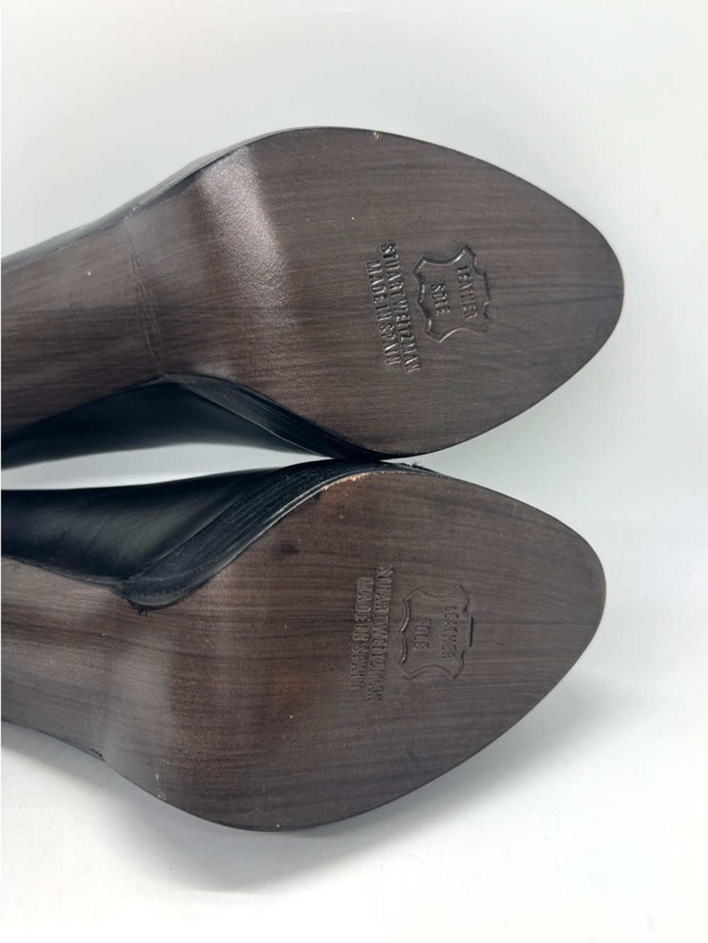 Stuart Weitzman Peep Toe Platform Heels - Picture 14 of 15